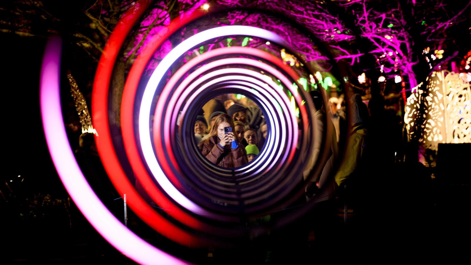 Spectra festival 2023 opening night. Image by Ian Georgeson, copyright Aberdeen City Council.