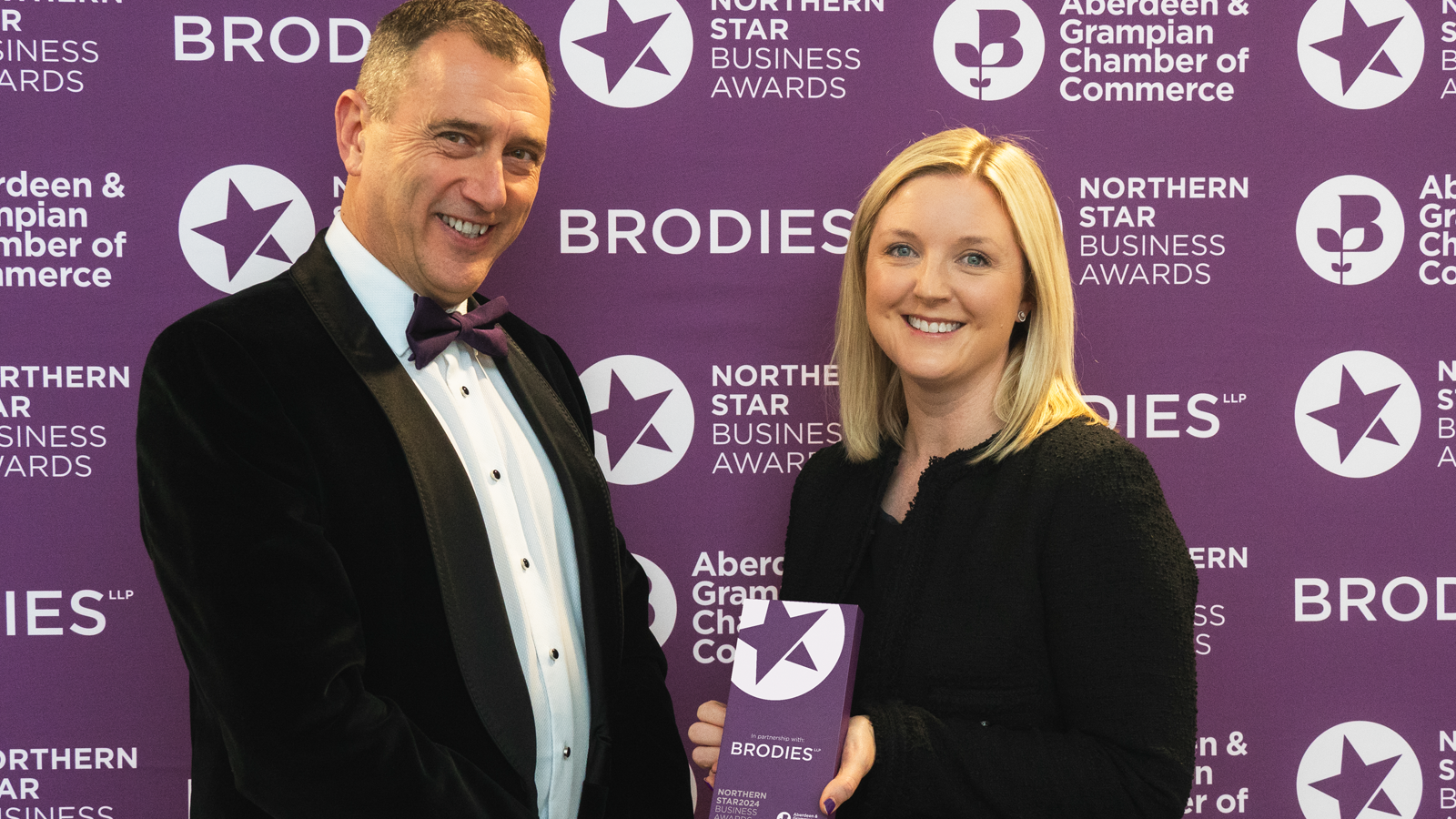 Russell Borthwick, Chief Executive of Aberdeen & Grampian Chamber of Commerce and Susie Mountain, Partner at Brodies LLP