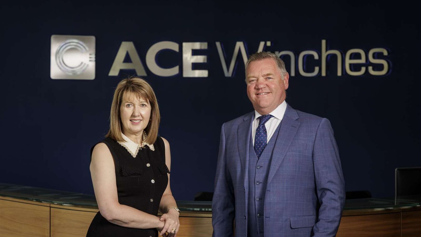 Valerie and Alfie Cheyne, founders of ACE Winches