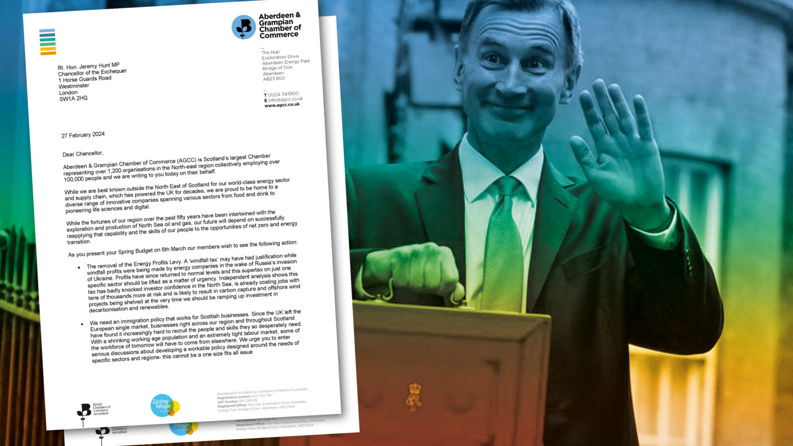 Chamber tells Jeremy Hunt what businesses need to hear in Budget
