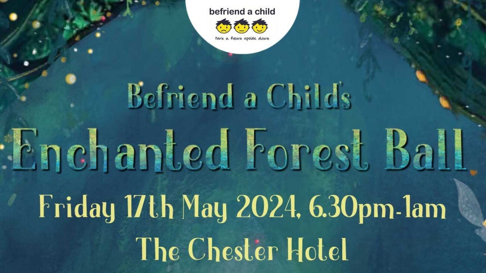 Step into a magical land of storytelling at Befriend a Child’s Enchanted Forest Ball