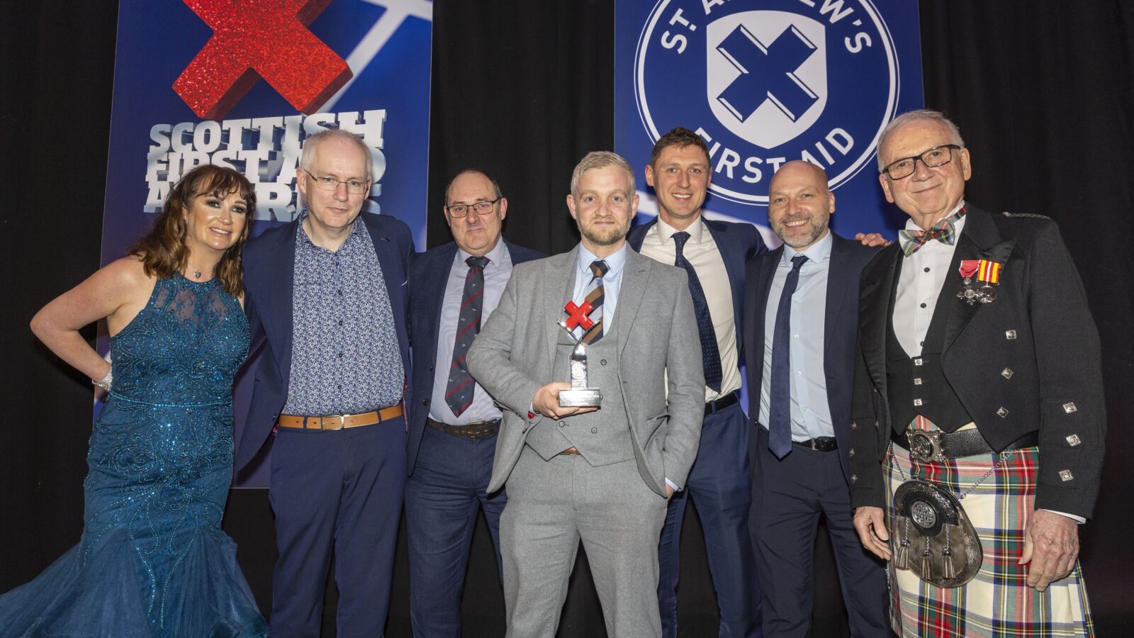 Aberdeenshire housebuilder cements prestigious win for first aid excellence at Scottish awards ceremony