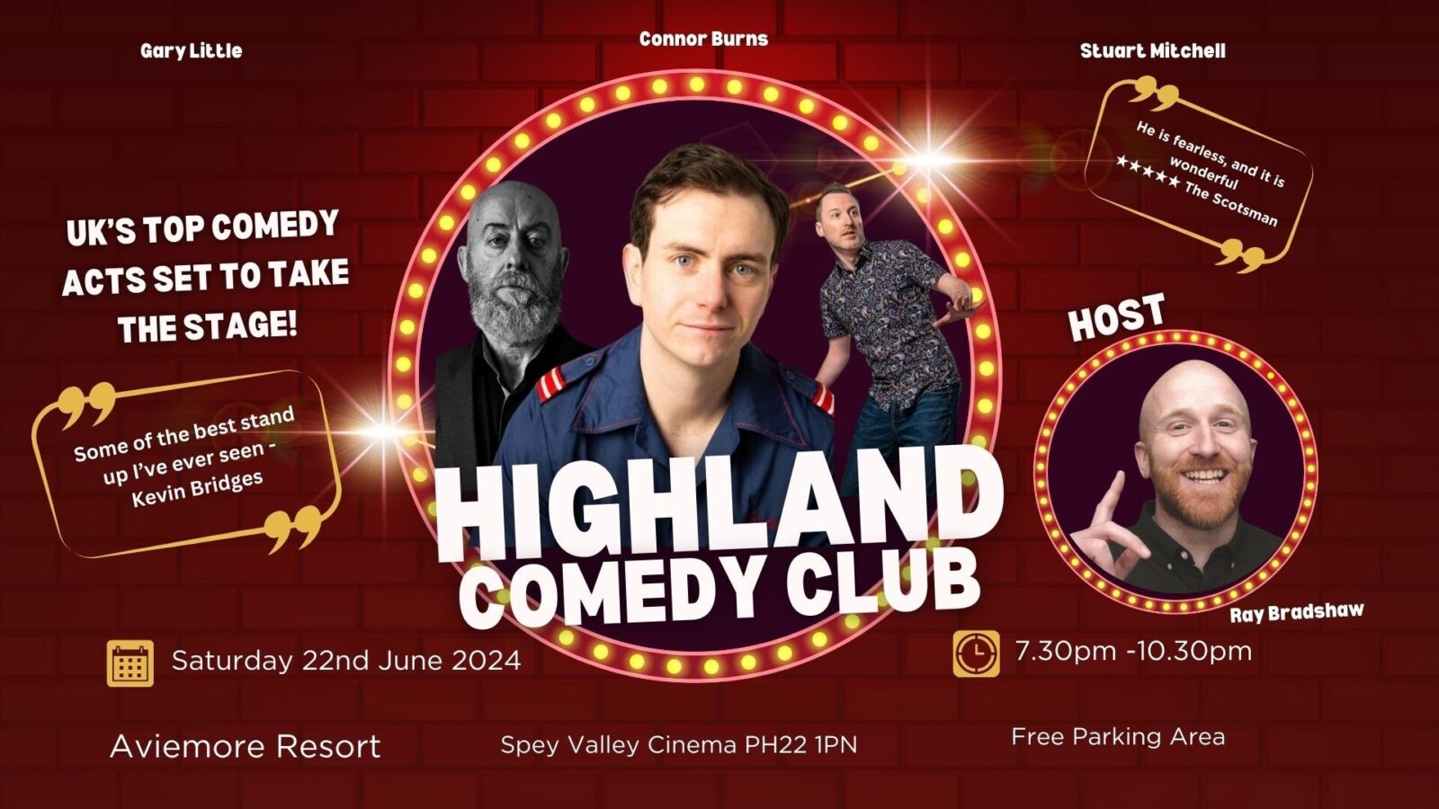 Ready for a laugh? The most anticipated comedy night comes to the Highlands