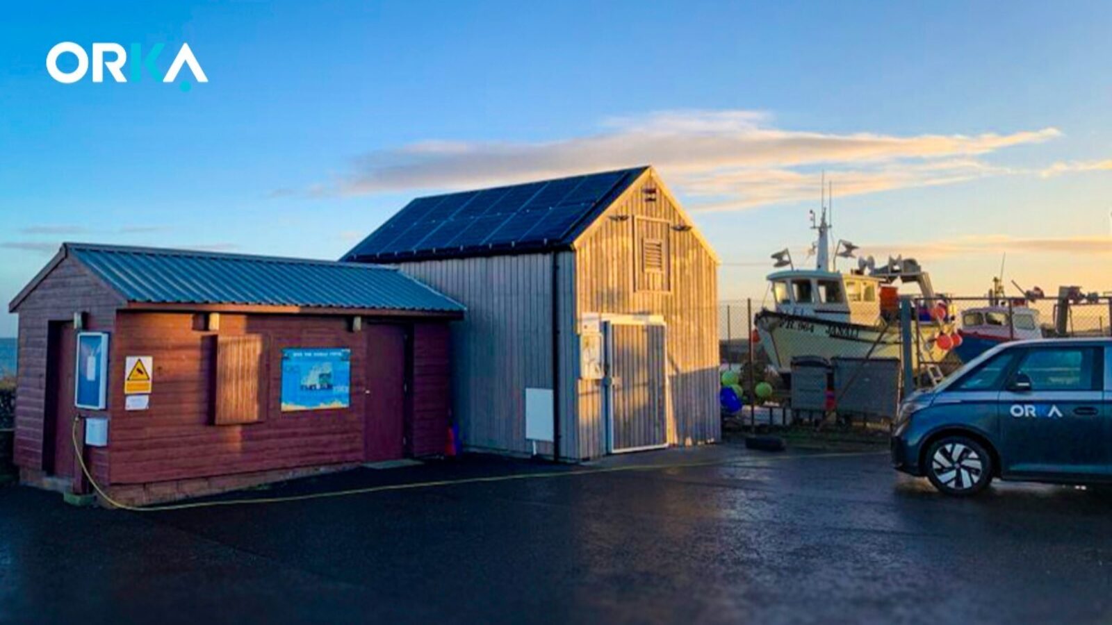 ORKA delivers a chilly solar solution for Rosehearty Harbour and Inshore Fishermen's Association