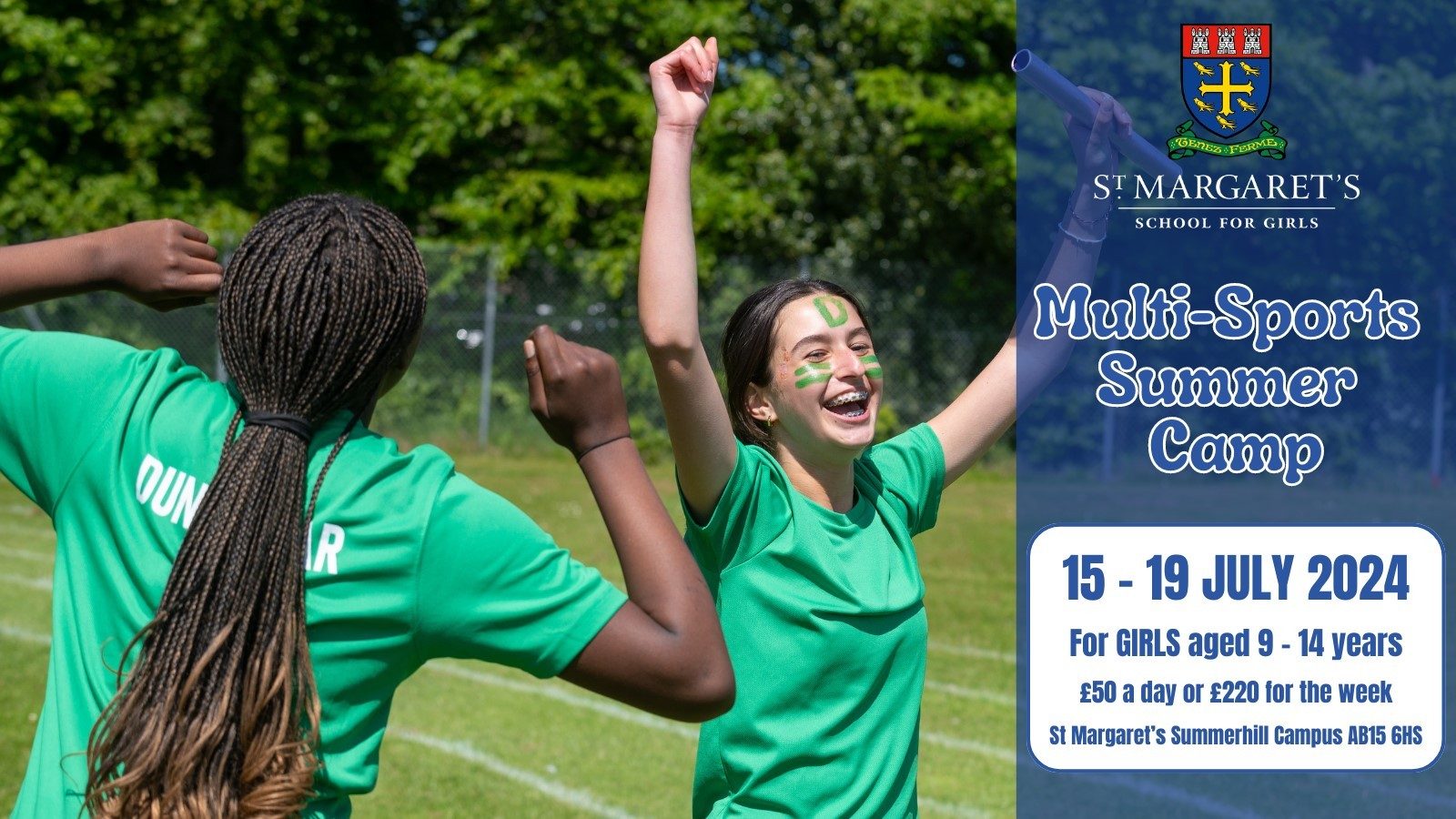 St Margaret's to host multi-sports summer camp for girls